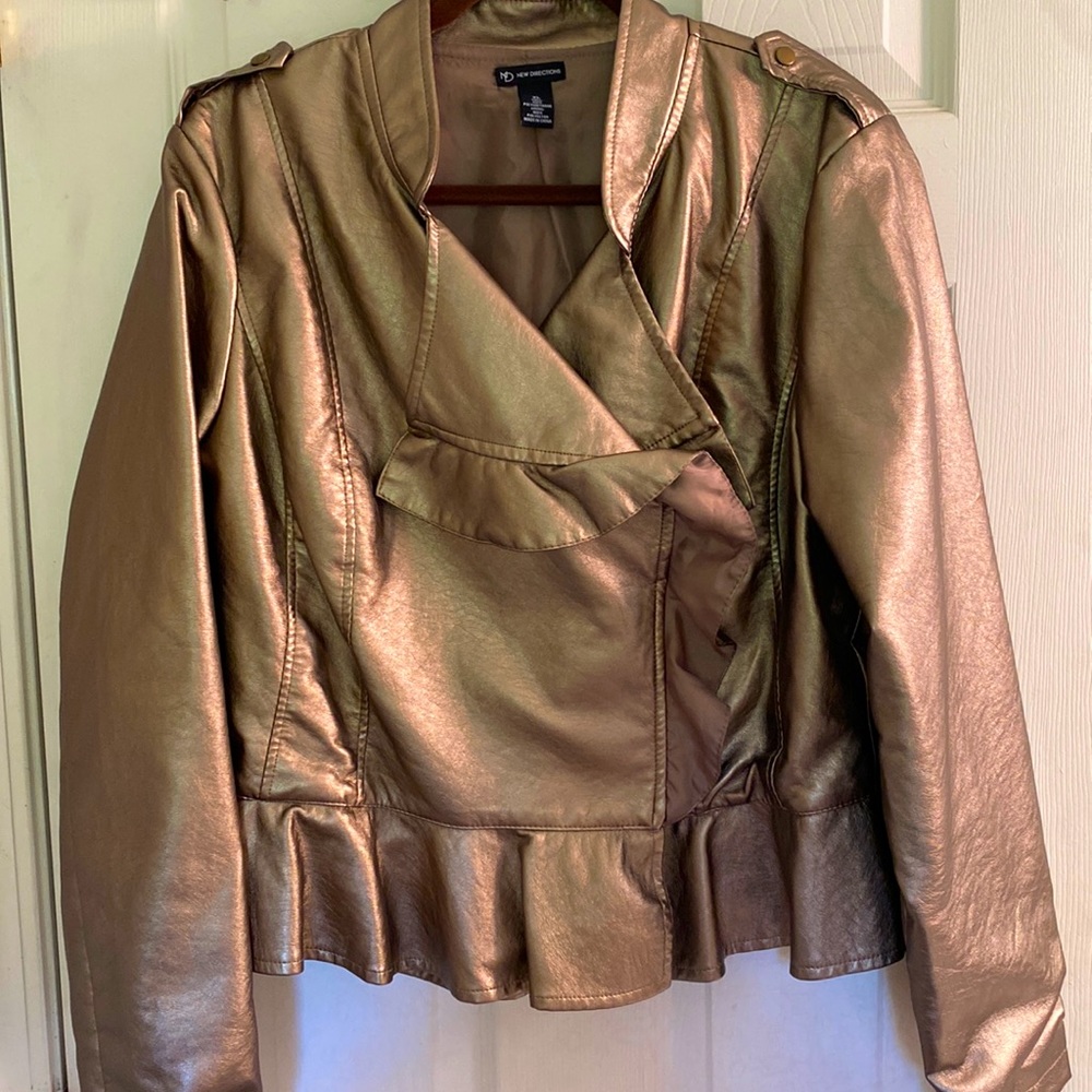 New Directions Jacket SZ XL Gold